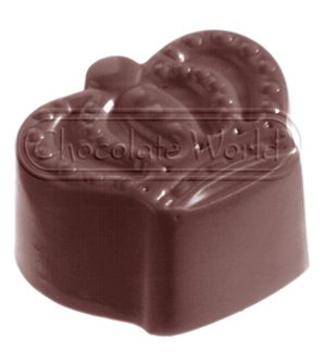 Форма для шоколада "Корона" Chocolate World 1028 CW (33x27x19мм)