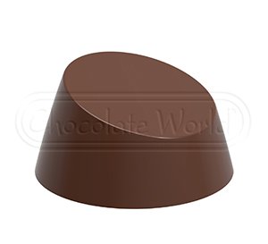 Форма для шоколада "Трио2" Chocolate World 1603 CW (29x29x15мм)