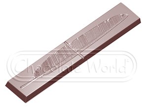 Форма для шоколада "Перо" Chocolate World 1611 CW (123x22x6мм)