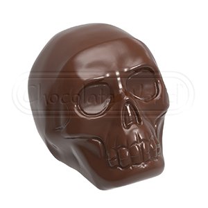Форма для шоколада "Череп" Chocolate World 1666 CW (26x27x19мм)