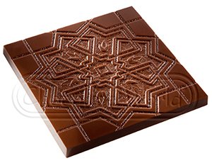 Форма для шоколада "Квадрат" Chocolate World 1747 CW (99x99x7мм,91гр)
