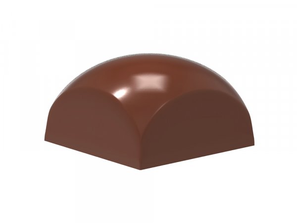 Форма для шоколада "квадратная сфера" Chocolate World 1865 CW (25x25x15мм)