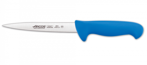 Нож для филе синий  серия 2900 (17 см)