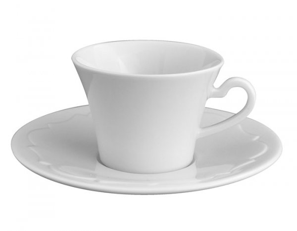 Чашка Cappuccino Tea с блюдцем Ancap серия "Vivaldi" (&#248;14,5 см, 185 мл)