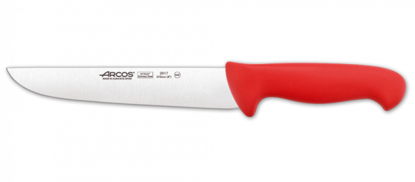 Нож мясника Arcos "2900" 291722, красный 210мм