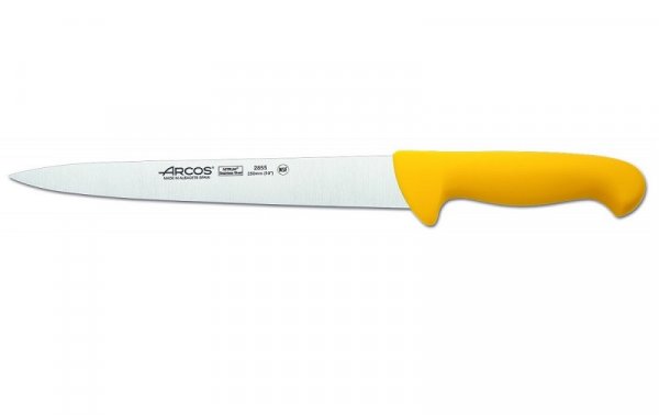 Нож для нарезки Arcos "2900" 295500, желтый 250мм