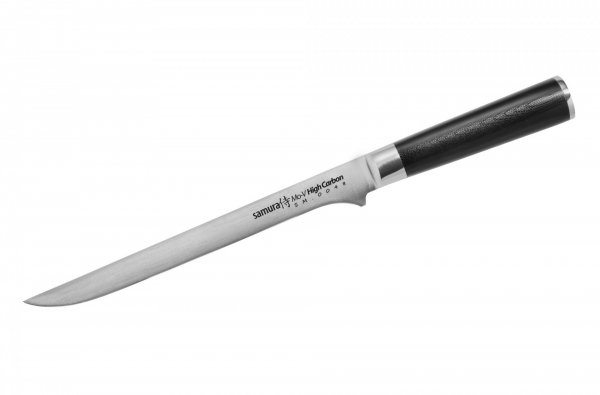 Нож кухонный Samura Mo-V SM-0048 филейный, 218мм