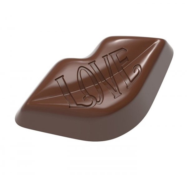 Форма для шоколада "Губы" Chocolate World 1893 CW (42x23.5x13.5мм)
