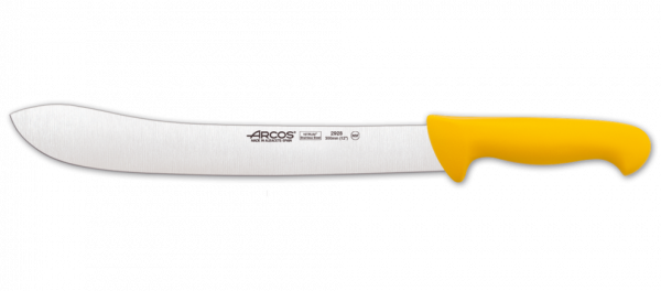 Нож мясника Arcos "2900" 292800 желтый, 300мм