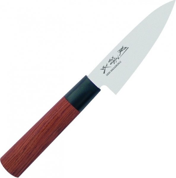 Нож KAI Seki Magoroku Red Wood MGR-0100P, овощной 10см