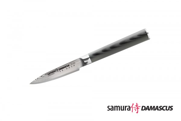 Нож кухонный Samura Damascus SD-0010 овощной, 90мм