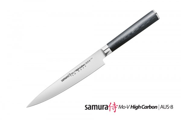 Нож кухонный Samura Mo-V SM-0023 универсальный, 150мм