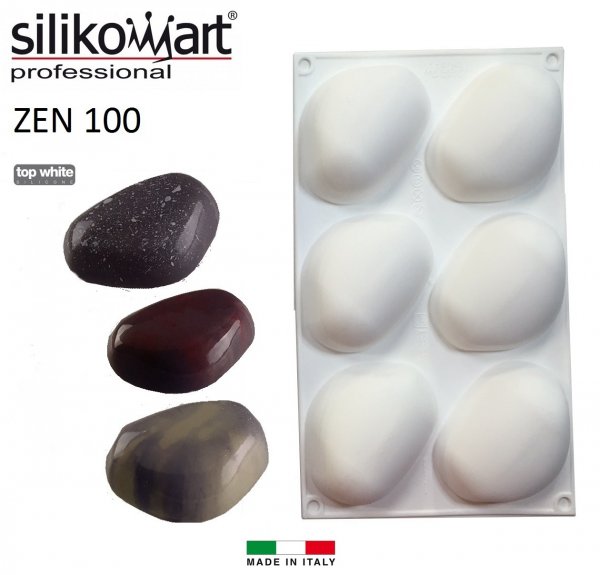 Форма силиконовая Silikomart ZEN100 (87х63мм,h36мм,110мл)