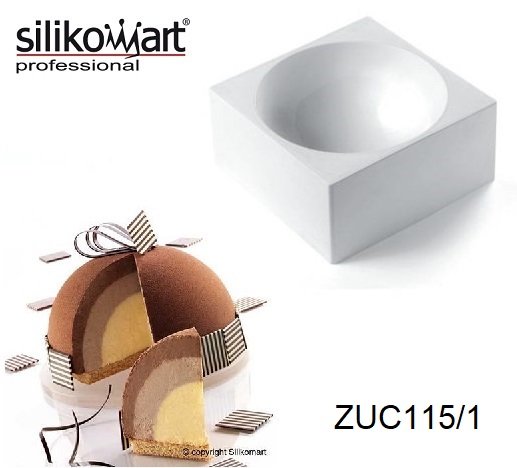 Силиконовая форма Silikomart Zuccotto 115/1 (d115мм,h57мм,409мл)	