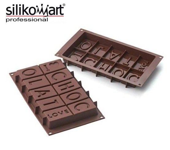 Форма силиконовая "шоколад" Silikomart SF173 (257х175мм,h28мм)