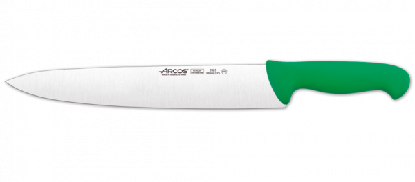 Нож Поварской Шеф Arcos "2900" 292321, зеленый 300мм