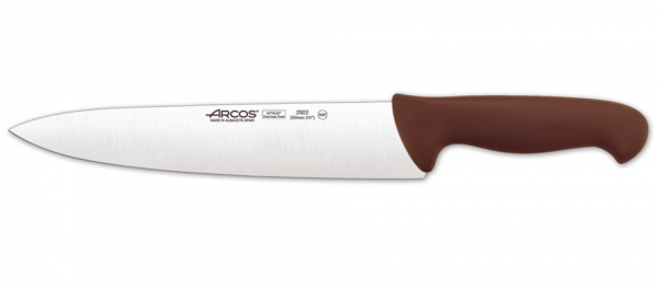 Нож Поварской Шеф Arcos "2900" 292228, коричневый 250мм