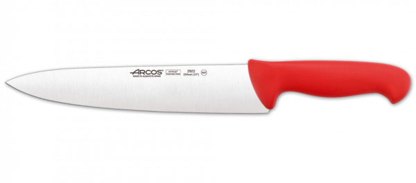 Поварской Шеф-нож Arcos "2900" 292222, красный 250мм