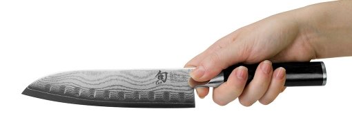 Нож KAI SHUN Classic DM-0718 Сантоку с рифлением, 18см
