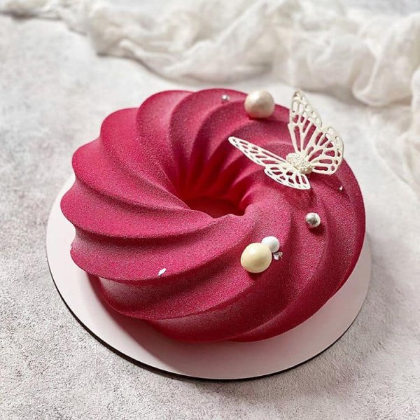 Силиконовая форма Torus Cake by Dinara Kasko (200мм,h60мм,1200мл)