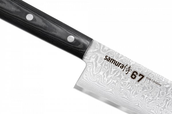 Нож Поварской Шеф Samura 67 Damascus SD67-0085M, 208мм 