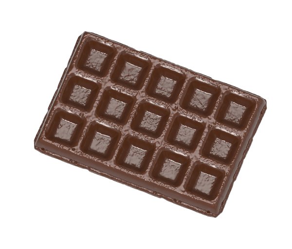 Форма для шоколада "Вафли малые" Chocolate World 1991 CW (55x37x6мм)