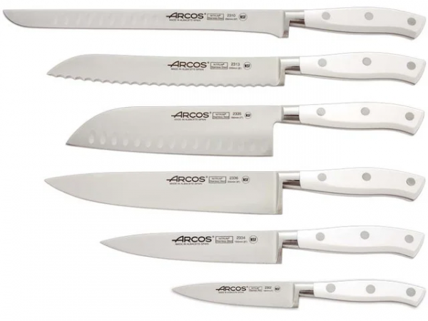 Нож Сантоку Arcos Riviera White 233524, 180мм