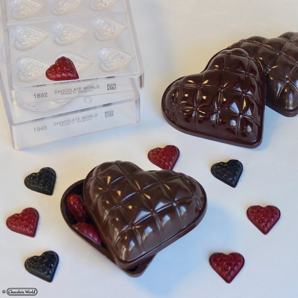 Форма для шоколада "Сердце" Chocolate World 1945 CW (117x110x35мм,245гр)