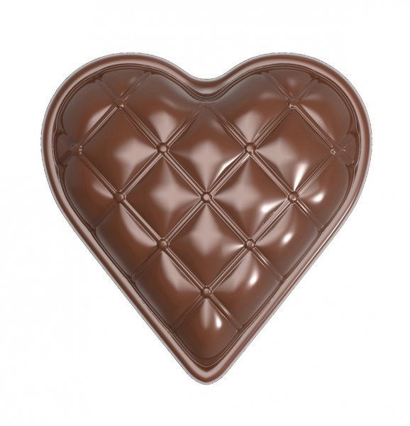 Форма для шоколада "Сердце" Chocolate World 1945 CW (117x110x35мм,245гр)