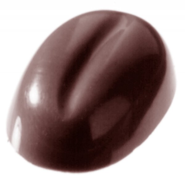 Форма для шоколада "Кофейные зерна" Chocolate World 1281 CW (17x12x5мм,1гр)
