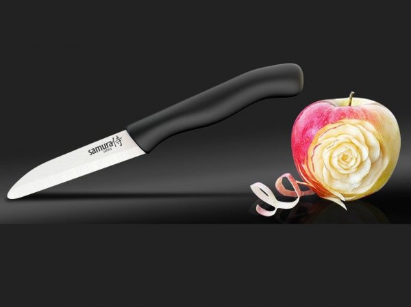 Нож керамический Samura Eco-Ceramic SC-0011BL овощной, 78мм