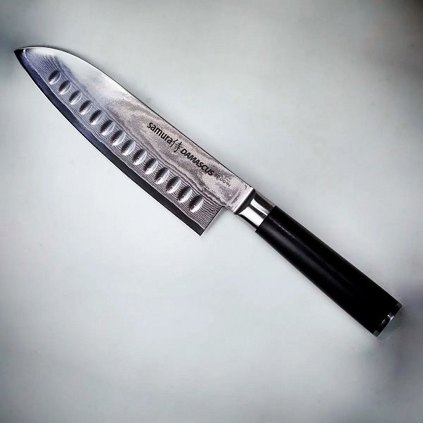 Нож кухонный Samura Damascus SD-0094 Сантоку, 180мм