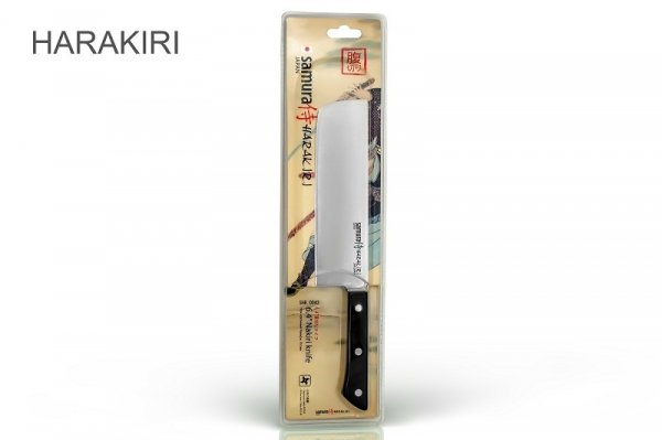 Нож кухонный Samura HARAKIRI SHR-0043B Накири, 180мм