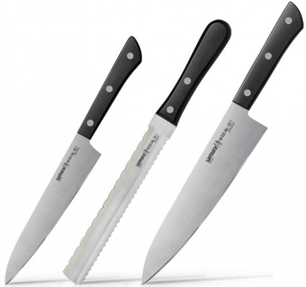 Набор из 3-х кухонных ножей Samura HARAKIRI SHR-0230B 