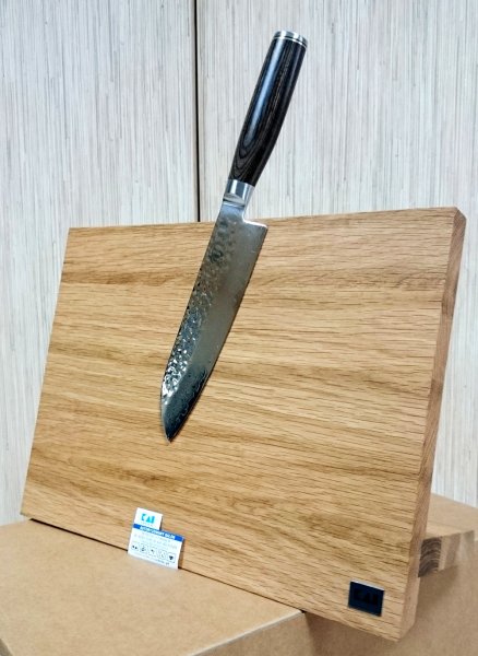 Блок для ножей магнитный KAI DM-0805 дуб (340х265х140мм)