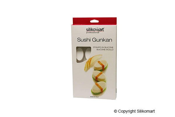 Форма силиконовая Silikomart SUSHI GUNKAN SUS04 (55x33мм,h20мм,30мл)