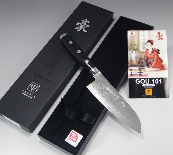 Нож Сантоку Yaxell GOU 37012, 125мм