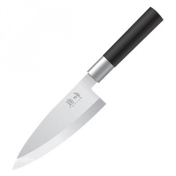 Нож KAI Wasabi Black 6715D Deba, 15см