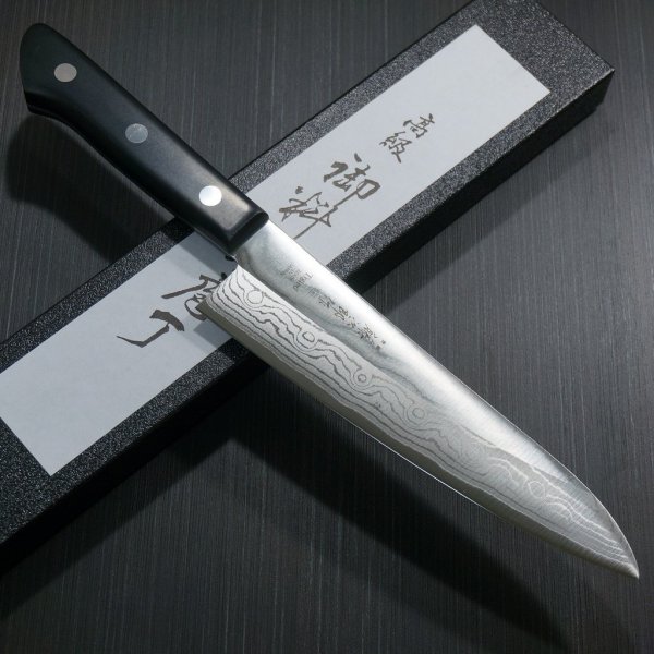 Нож Поварской Шеф Tojiro Basic Damascus F-332, 18см 