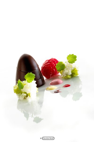 Форма для шоколада "Трио2" Chocolate World 1603 CW (29x29x15мм)