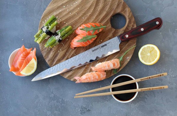 Нож кухонный для нарезки Samura KAIJU SKJ-0045, 240мм