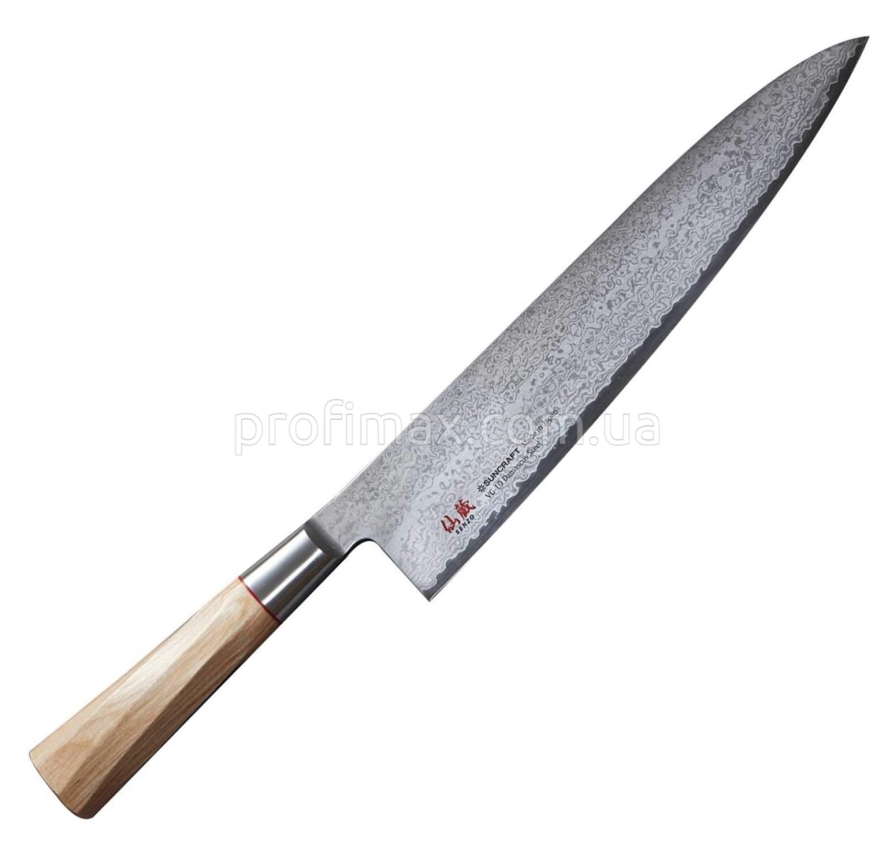 Кухарський Шеф ніж Suncraft Senzo Twisted Octagon TO-06, 24см