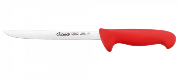 Нож филейный Arcos "2900" 295122, красный 200мм