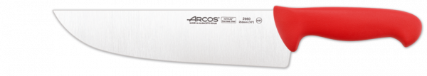 Ніж м'ясника Arcos "2900" 296022, червоний 250мм 
