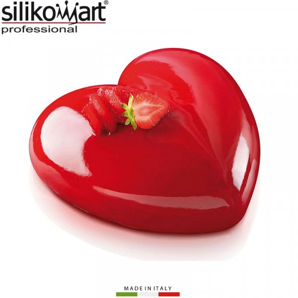 Силіконова форма "серце" Silikomart Amore (142x137мм,h50мм,600мл) 