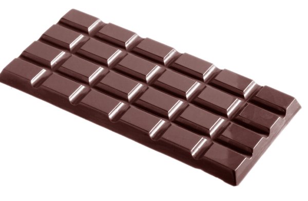 Форма для шоколаду "Плитка" Chocolate World 2110 CW (156x77x8мм,90гр) 