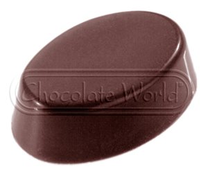 Форма для шоколаду "Овал" Chocolate World 2305 CW (33x22x12мм,7гр) 