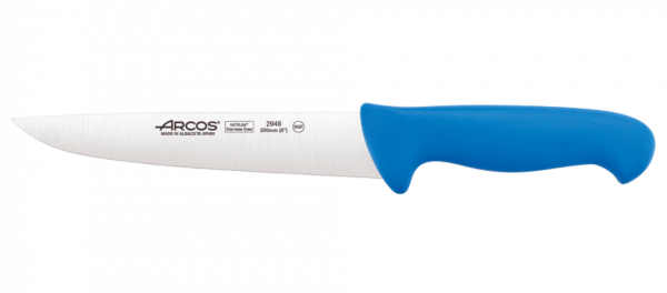 Нож мясника синий  серия 2900 (20 см)
