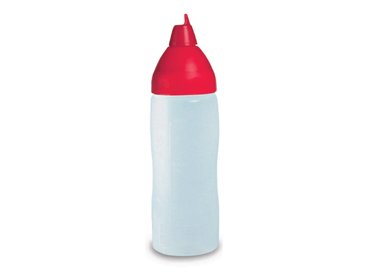 Бутылка для соуса красная Araven 02554, 350мл