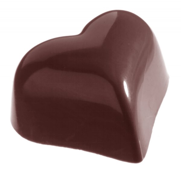 Форма для шоколаду "серце мале" Chocolate World 2443 CW (31x27x16мм,9гр) 